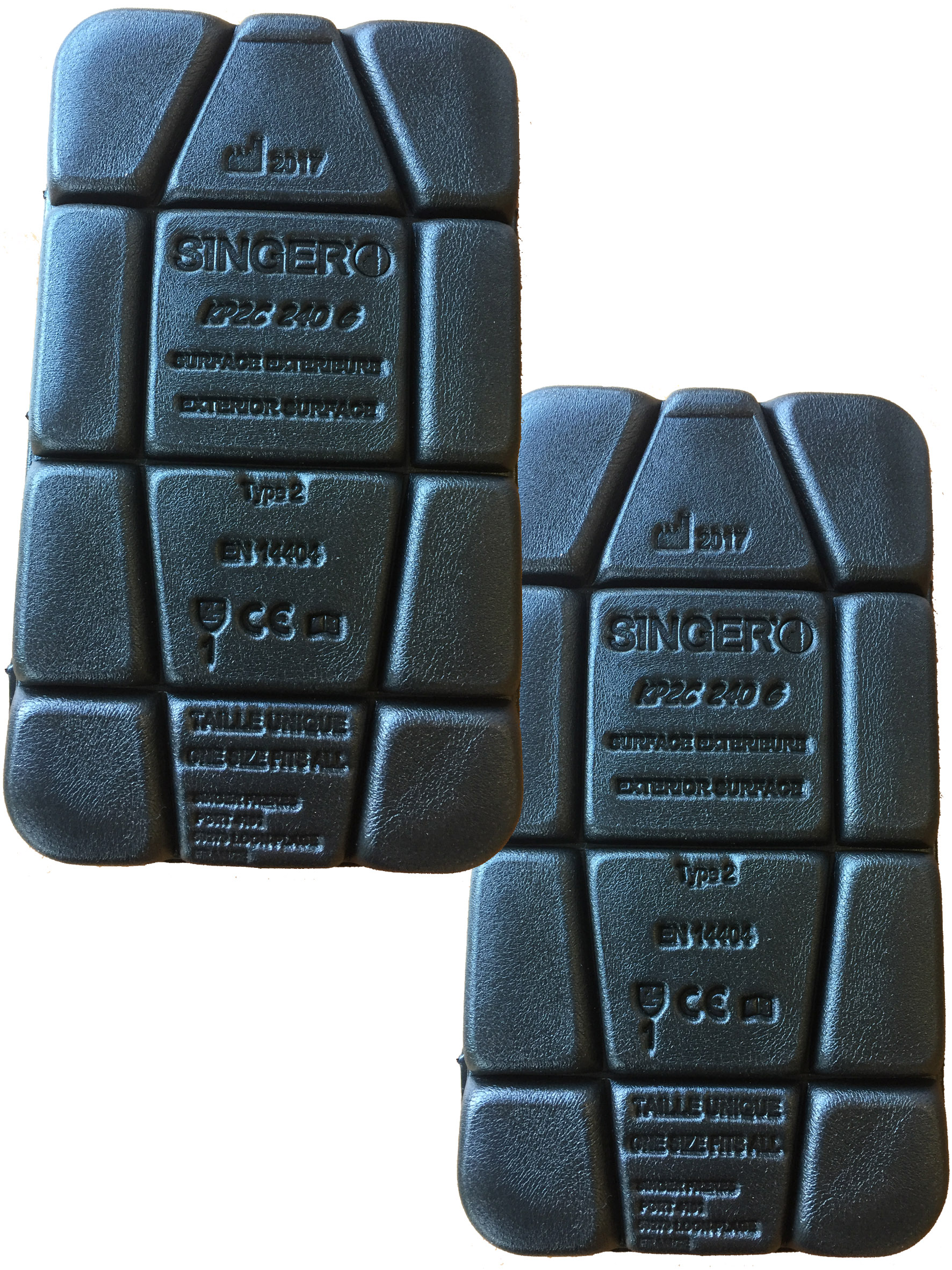 PAIRE GENOUILLERES PU 24 CM