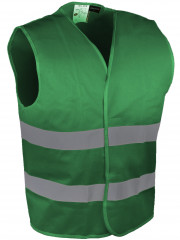 GILET VERT 2 BANDES HV XXL
