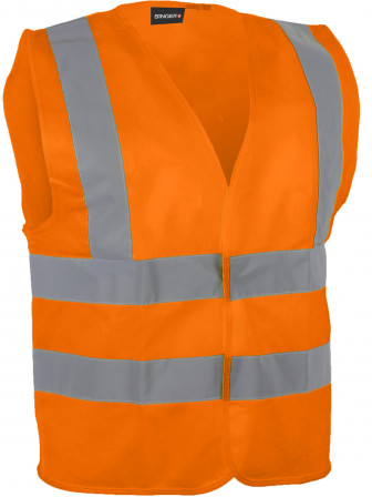 GILET HV ORANGE 4 BANDES M