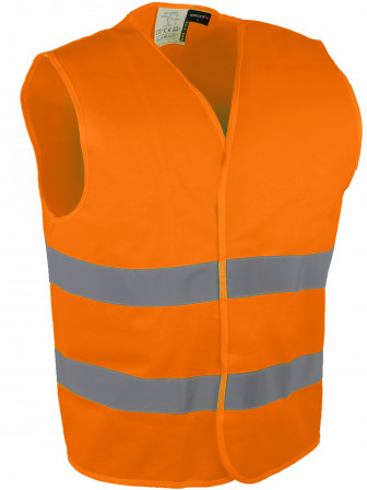 GILET HV ORANGE 2 BDES HOR XL