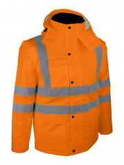 VESTE HV ORANGE DLE POLAIRE, M