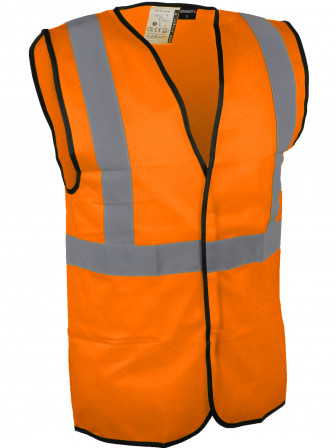 GILET HTE VIS. ORANGE T.S