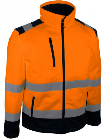 VESTE SOFTSHELL HV ORANG 3XL