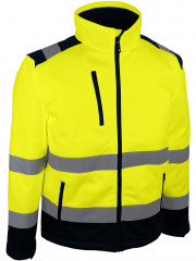 VESTE SOFTSHELL HV JAUNE M