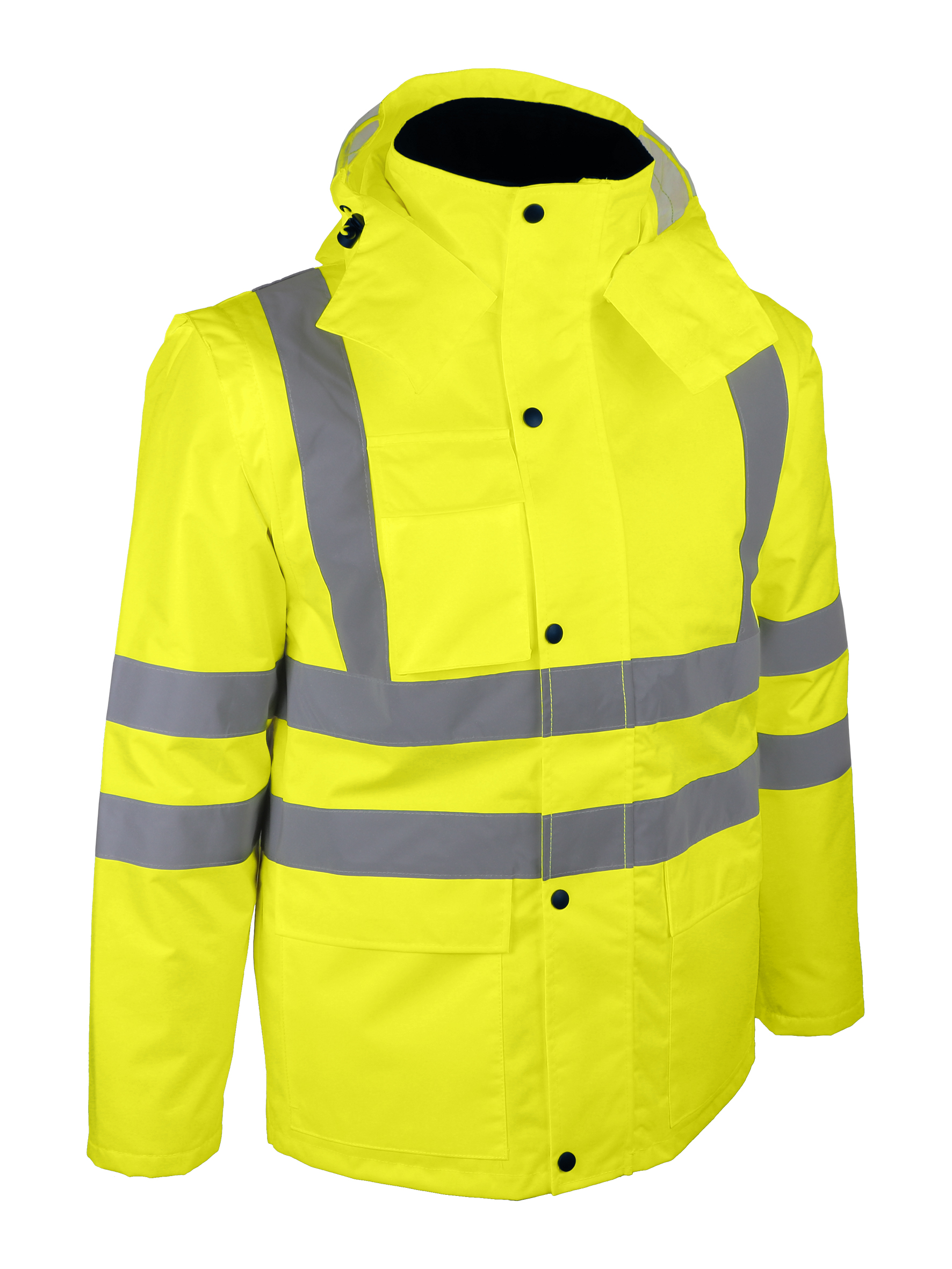 VESTE HV JAUNE DLE POLAIRE, L