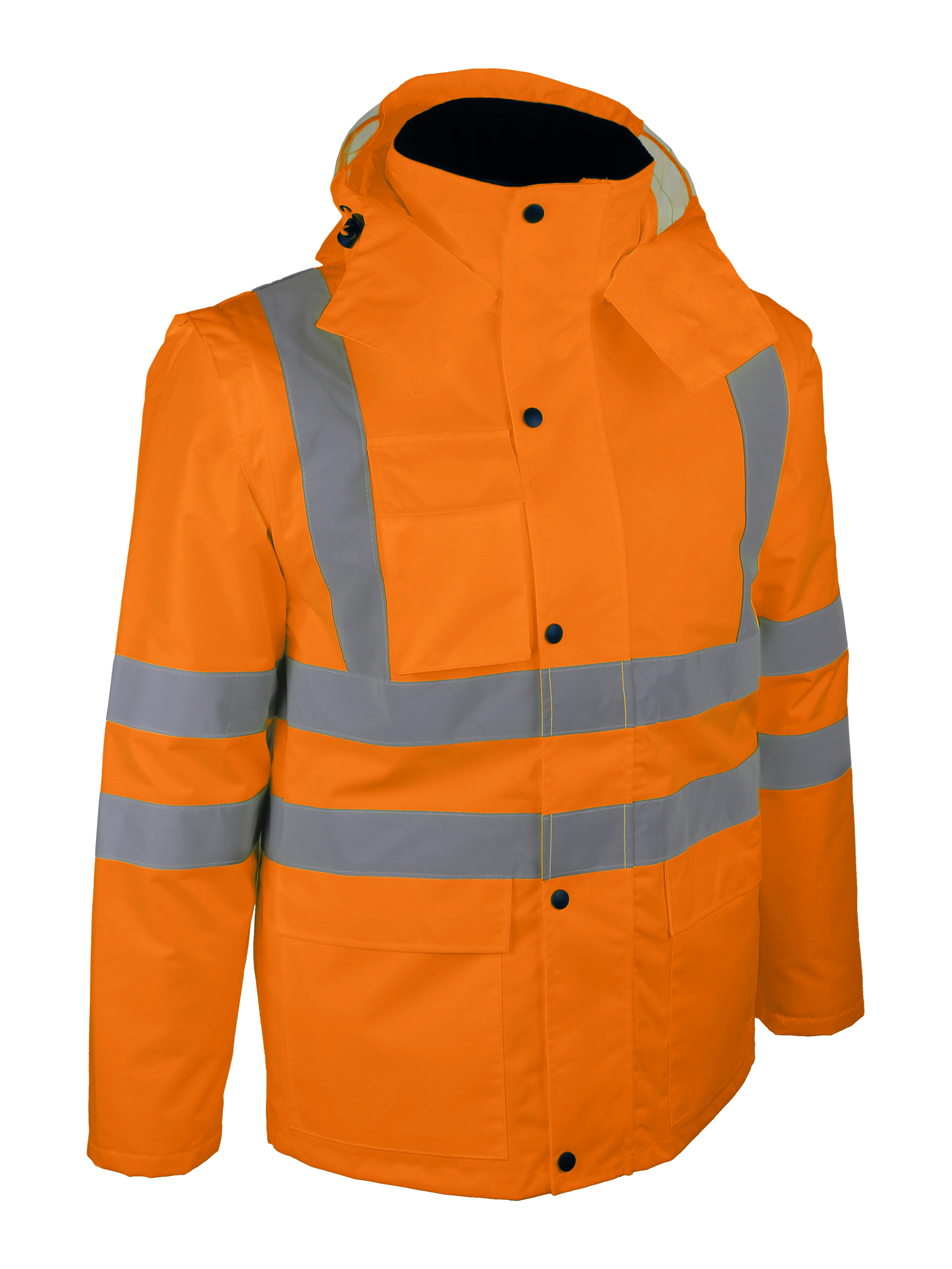 VESTE HV ORANGE DLE POLAIRE, M