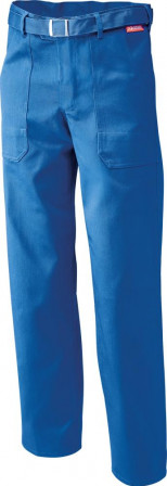 Pantalon 100 % coton, 290 g/m2 T56,bleu bleuet