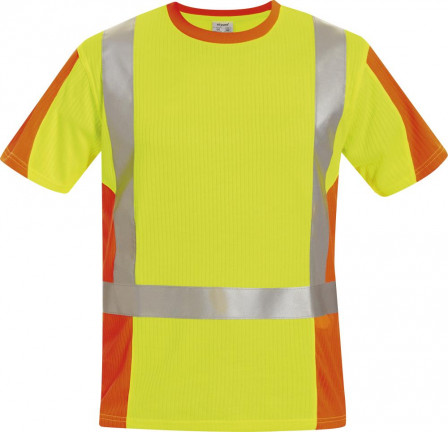 T-shirt haute visibilitéUtrecht, T. XL, jaune/orange