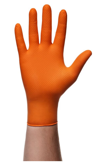 Gants Adhésifs Antidérapants Sea Grip Pour Pêche En Mer, Adulte Tailles L/XL, Couleur Orange, Neufs Sans étiquette