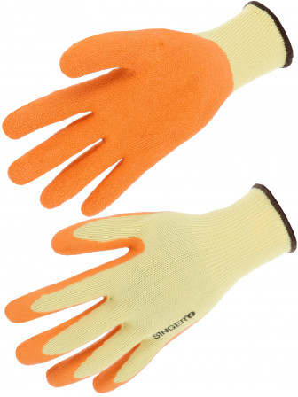 GANTS TRICOTE JAUGE10 END LATEX T 10
