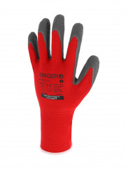GANTS LATEX GRIS/NYL. ROUGE T8 CAV.