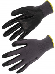 GANTS NYL GRIS END NITRILE NOIR T 11