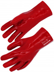 GANTS PVC ROUGE 27 CM 10