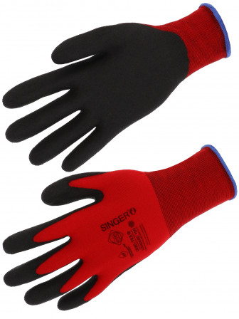 GANTS TRICOTE J15 END PVC CFT NOIR 8