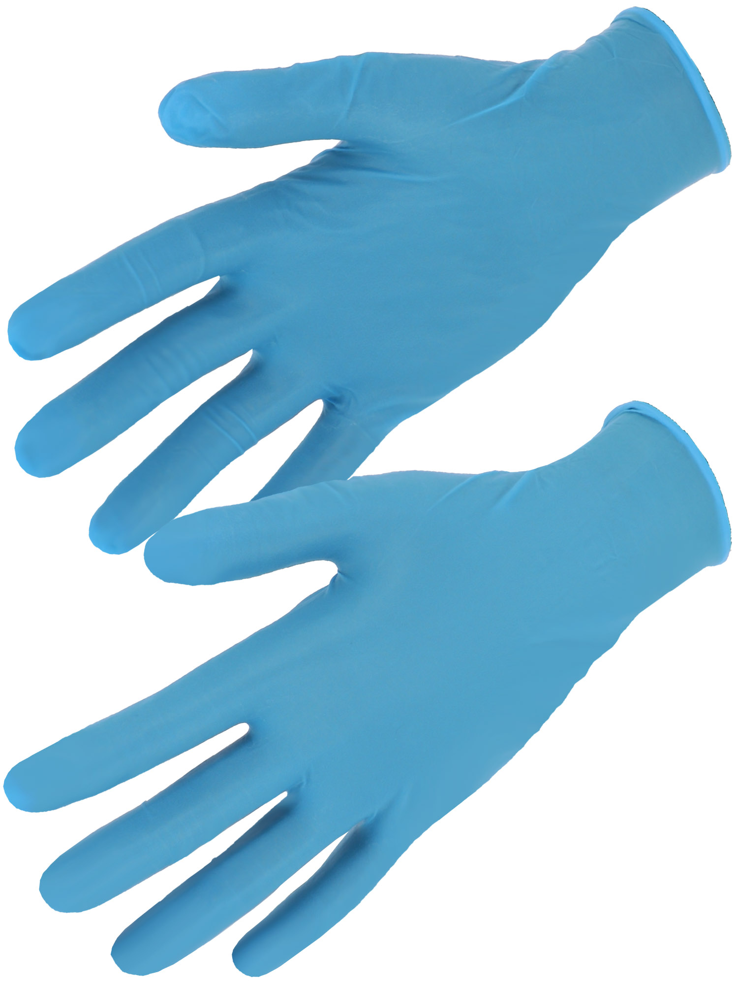 100 GANTS NITRILE BLEU S