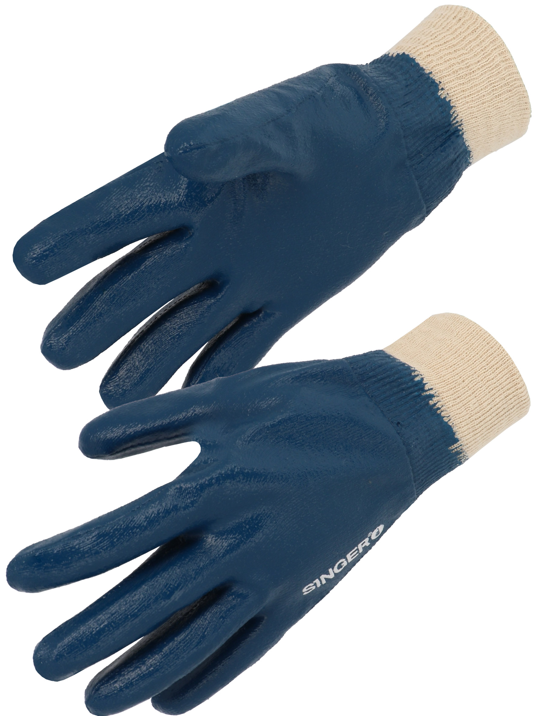 GANT NITRILE BLEU ENDUIT 10