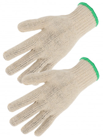 GANTS COTON  TRICOTE JAUGE 7 T HOMME