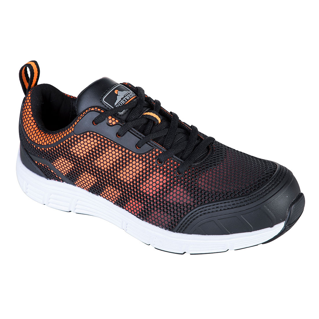 tennis tove steelite s1p noir orange, 36