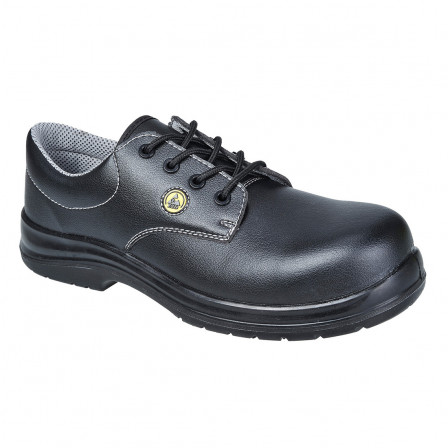 chaussure de sécurité à lacets composite esd s2 noir, 37