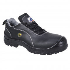 chaussure cuir de sécurité composite esd s1 noir, 40
