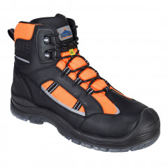 chaussure montante portwest compositelite retroglo hi-vis s3 wr esd orange, 45