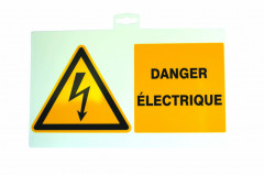 pancarte dinformation de danger électrique