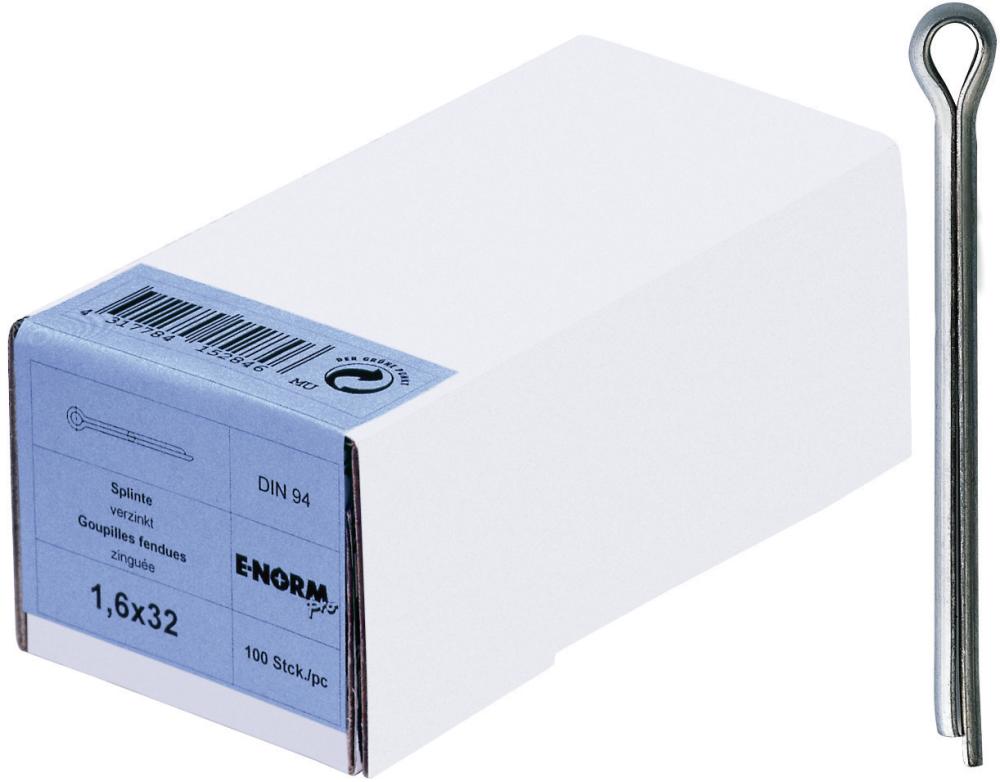 Goupille DIN 94 3,2x 20 zn HP E-