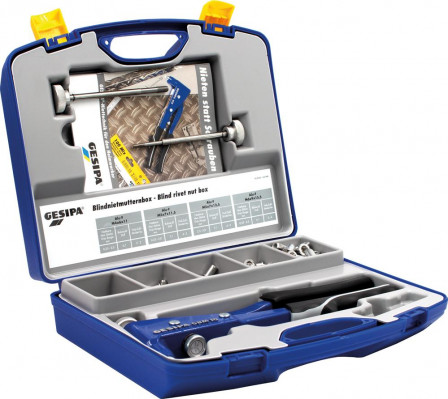 Boîte d'écrous aveugles avec pince à écrous aveugles GBM 10 M4-M6 195 pièces 