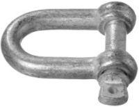 Manille Forme droitegalZn 6,0mm-1/4