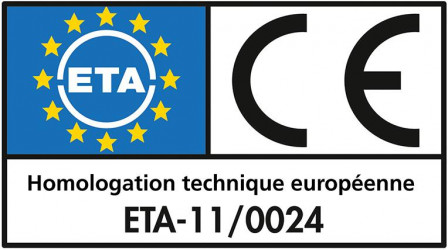 Paneltwistec tête fraisée Jaune TX 40 8,0 x 100 m m