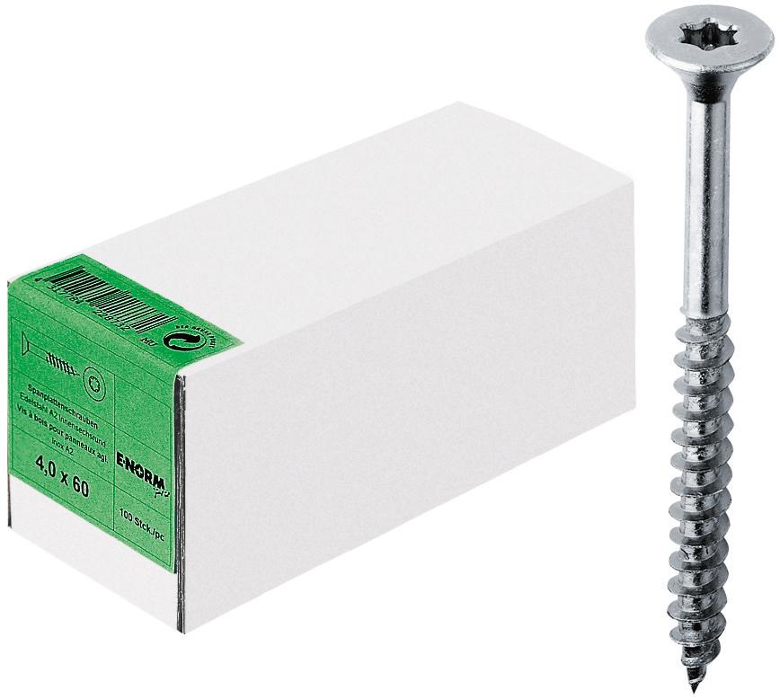 Vis pour panneau agglomere tete fraisee A2 T25 ISR5,0x120/60 KP 