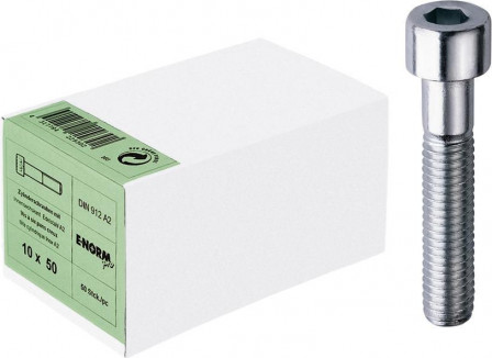 Vis tête cyl inox DIN 912 M 8x 40 A2 HP 