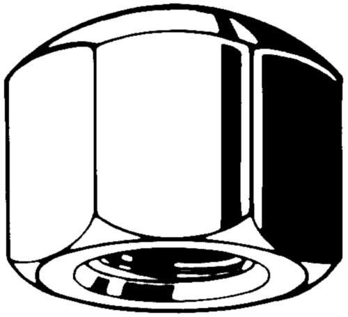 ECROU H BORGNE BAS AC-I A1-50 M10  DIN917