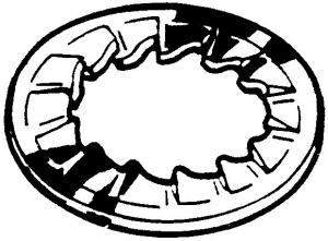 RONDELLE ELAST. DTS CHEV INT. AC-I A4 M24  DINeq6798j