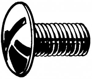 VIS TBF PLST Pa 6.6 M6x16  ISOeqe25-129