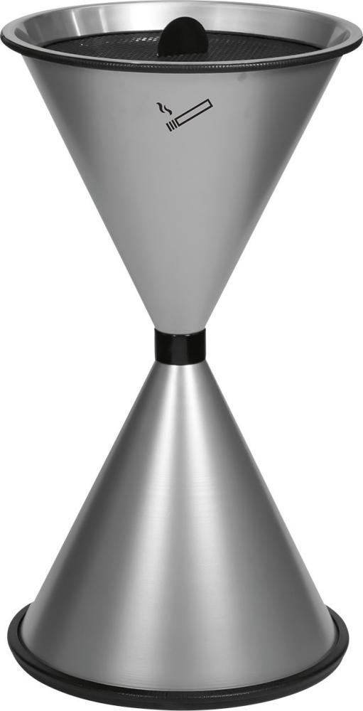Cendrier sur piedDIABOLO H 770mm argenté