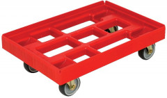 Roulettes de transport 61 0x410mm rouge, 4 LR.
