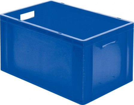 Bac de transport à empiler 600x400x320 mm bleu