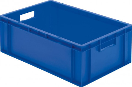 Bac de transport à empiler 600x400x210 mm bleu