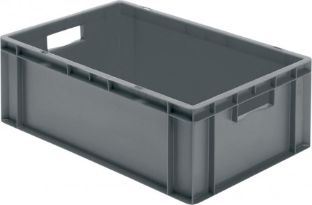 Bac de transport à empiler 600x400x210 mm gris