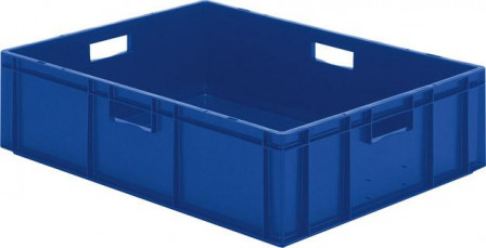 Bac de transport à empiler 800x600x210 mm bleu