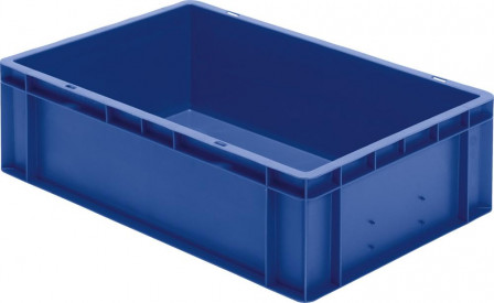 Bac de transport à empiler 600x400x175 mm bleu