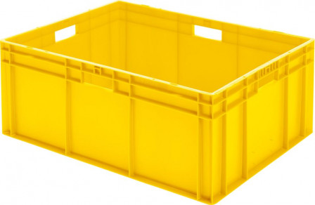 Bac de transport à empiler 800x600x320 mm jaune