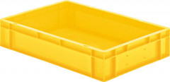 Bac de transport à empiler 600x400x120 mm jaune