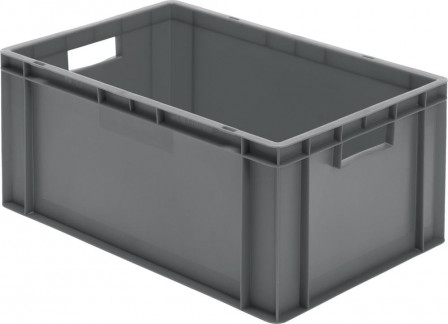 Bac de transport à empiler 600x400x270 mm gris