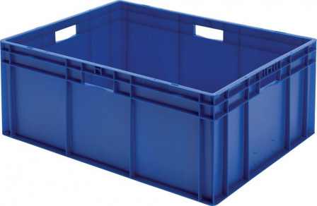 Bac de transport à empiler 800x600x320 mm bleu