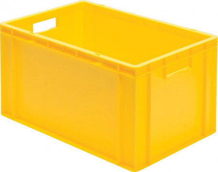 Bac de transport à empiler 600x400x320 mm jaune