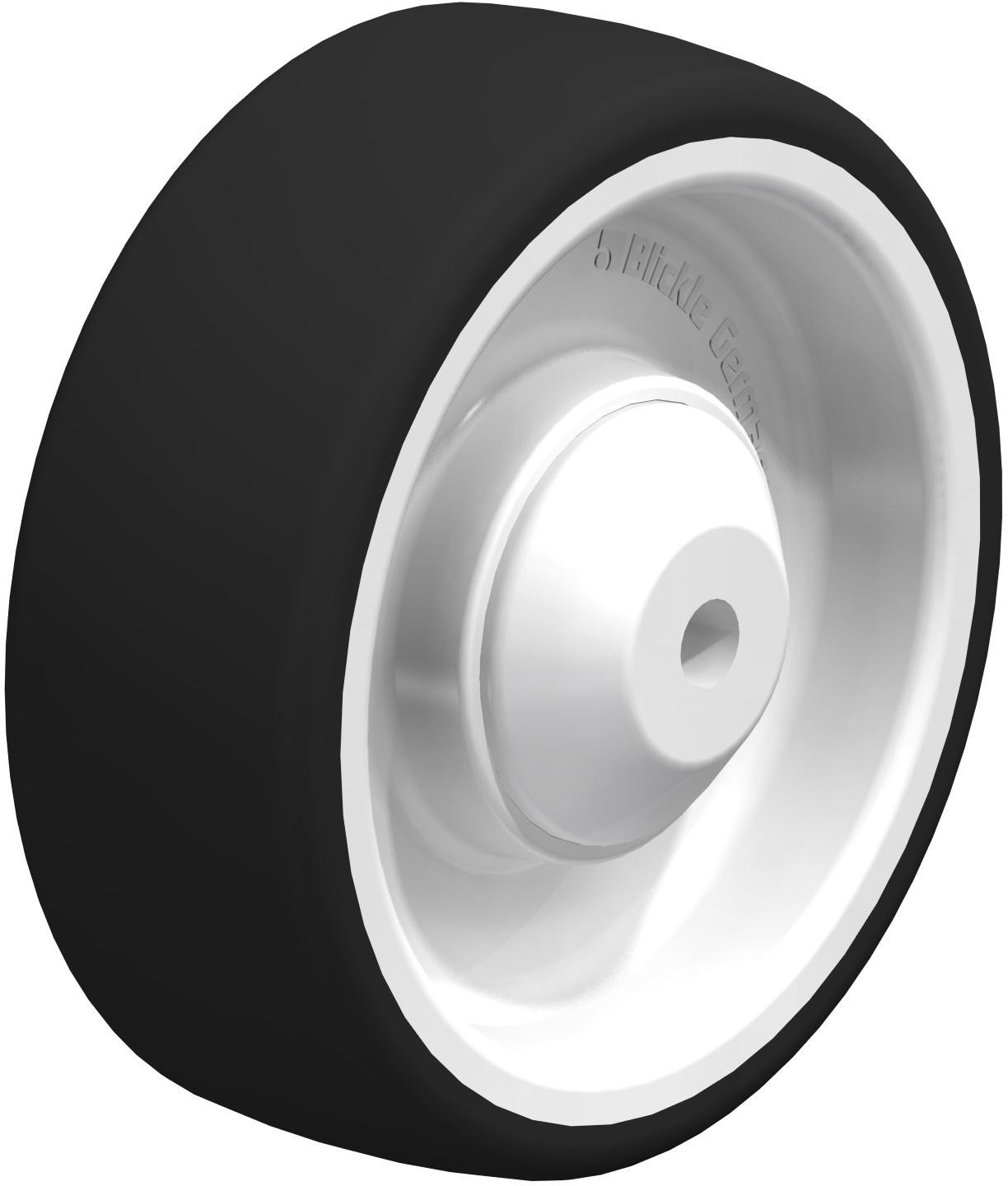 Roue à bande de roulement polyuréthane thermoplastique