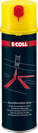 Spray de marquage pour chantier aérosol 500ml jaune 