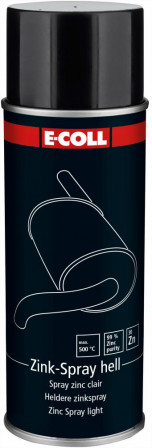 Spray de zinc aérosol 400ml clair 